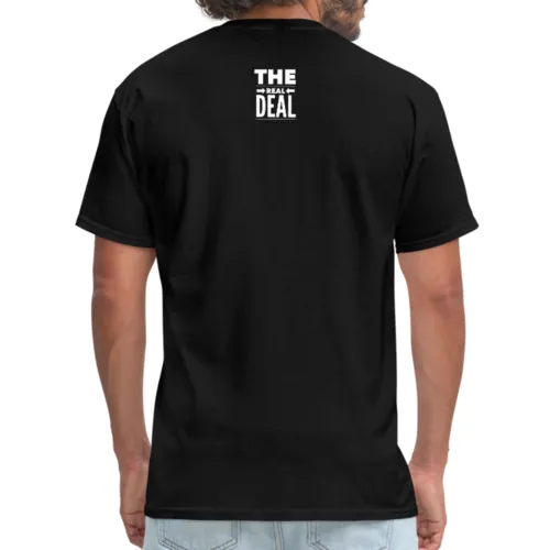 Mens T-Shirts, The Real Deal Graphic Text Style Shirt