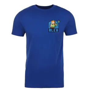 Minecraft Alex Badge Adult Short Sleeve T-Shirt