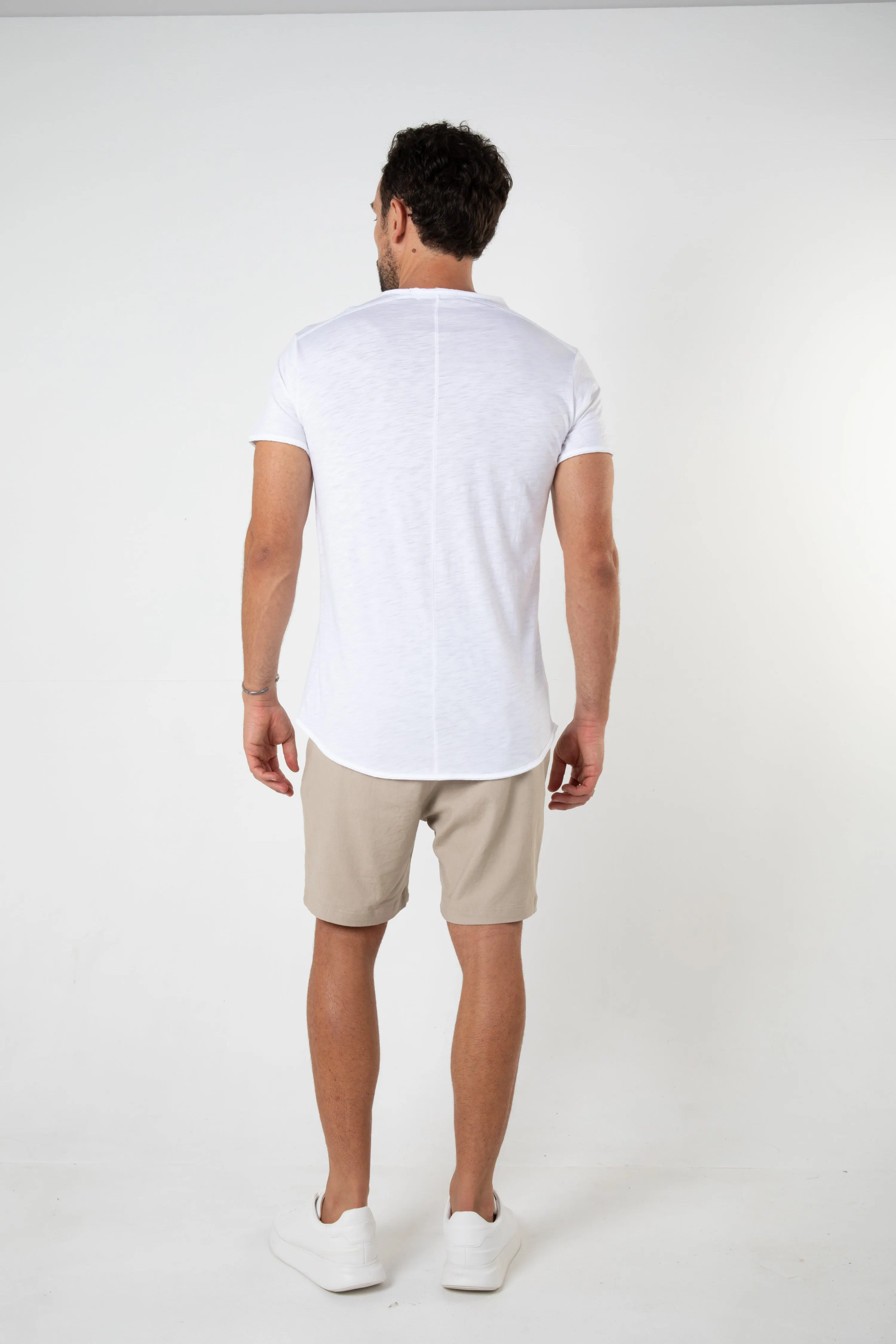 ORTEGA SLUB TEE - WHITE