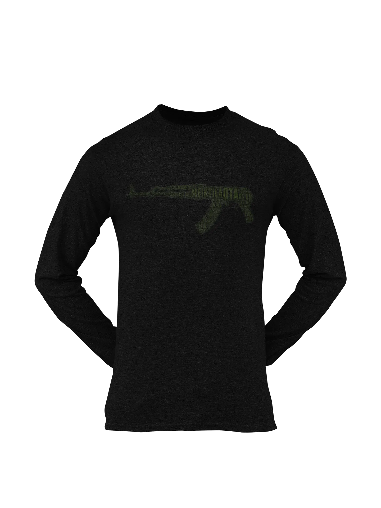 OTA T-shirt - Word Cloud Meiktila - AK-47 Folding Stock (Men)