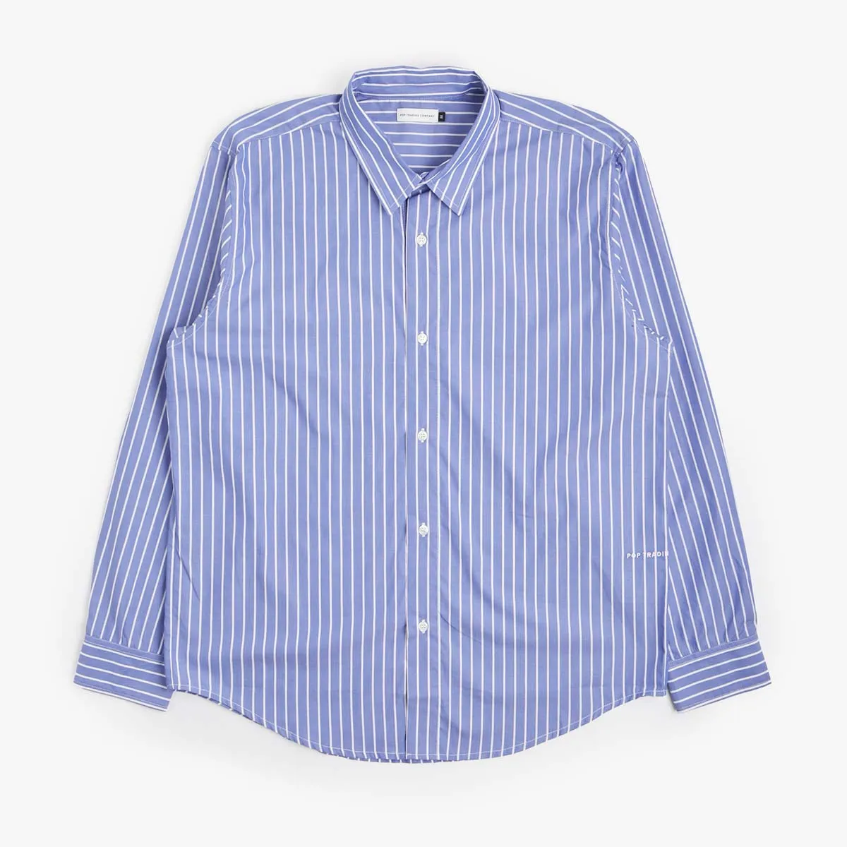 Pop Trading Company Logo Striped Shirt