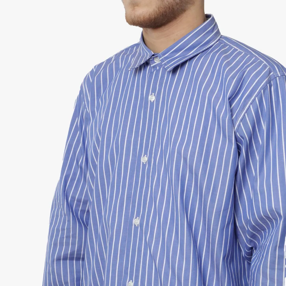 Pop Trading Company Logo Striped Shirt