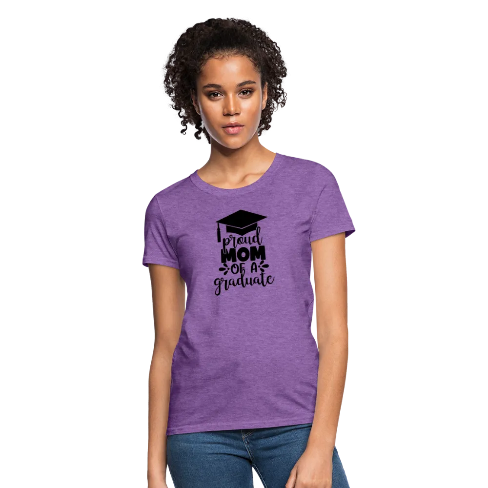 "Graduate's Pride: Mom's Joy" 100% Cotton Women's T-Shirt