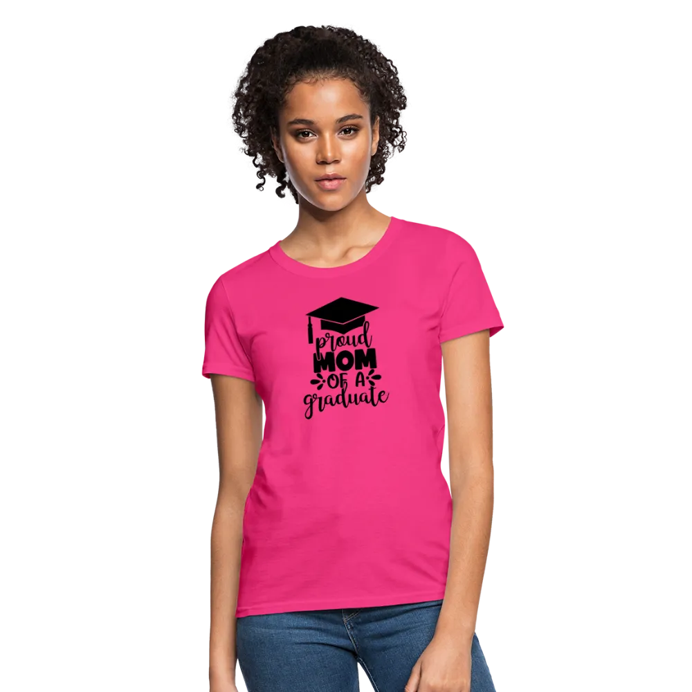 "Graduate's Pride: Mom's Joy" 100% Cotton Women's T-Shirt