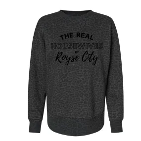 Real Housewives Graphic Sweatshirt & Tee • Black Leopard