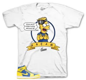 Retro 1 Laney Shirt - Kicks Rule - White