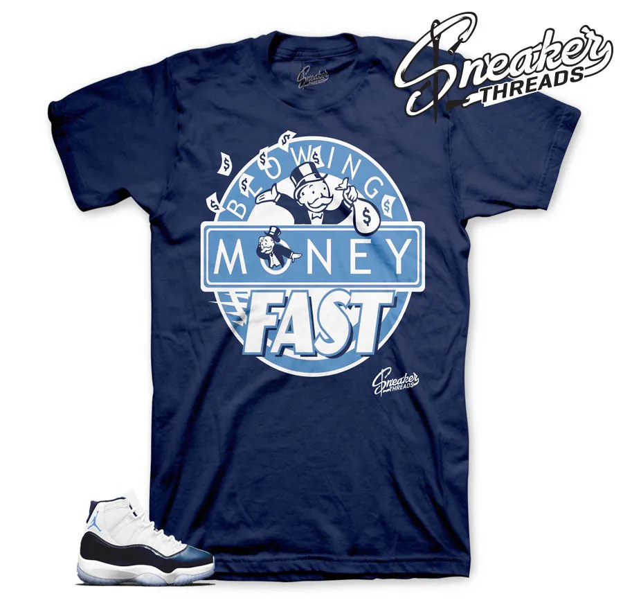 Retro 11 Win Like 82 Blowing Money Fast Shirt