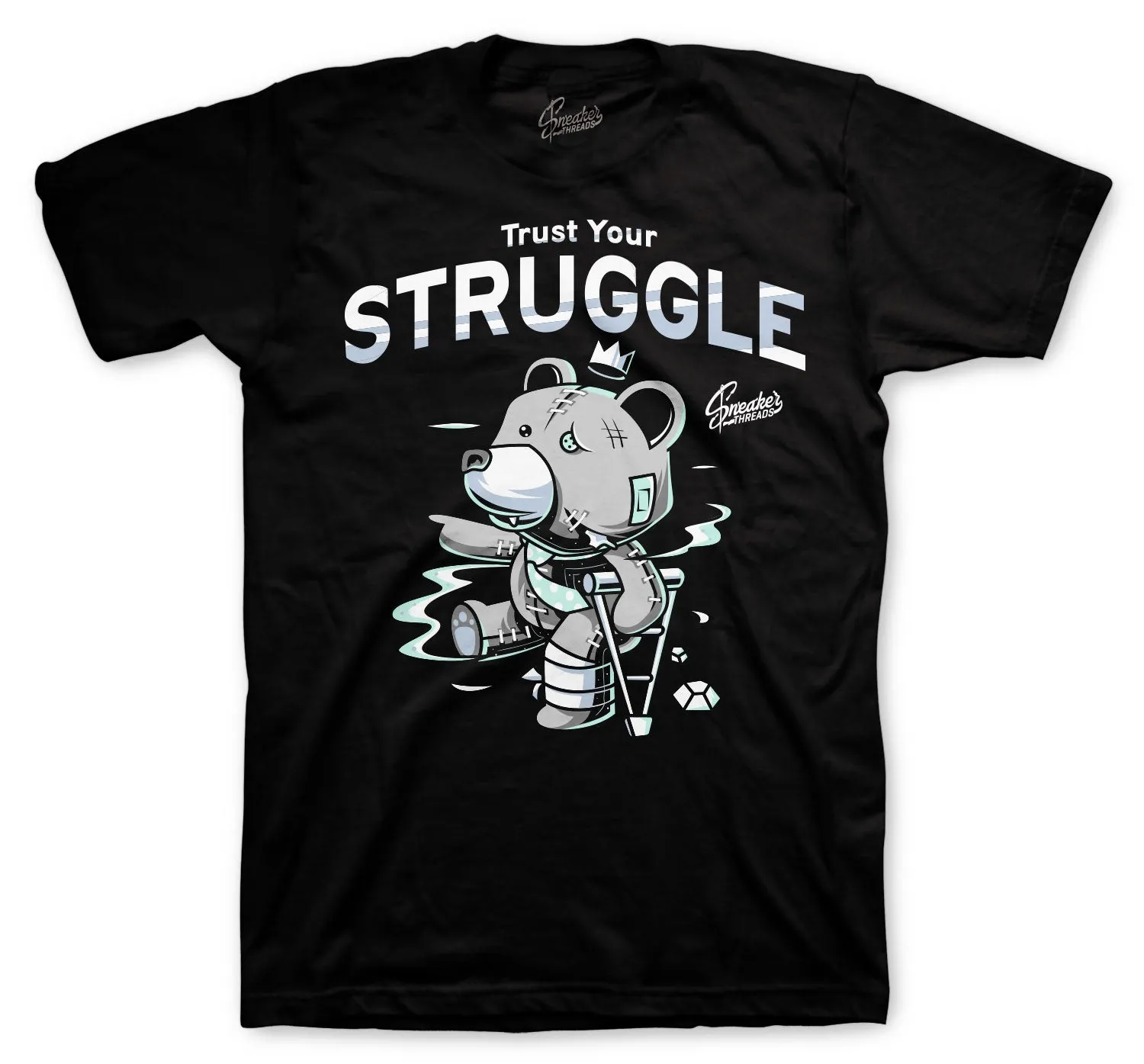 Retro 12 Easter Shirt - Trust Your Struggle - Black