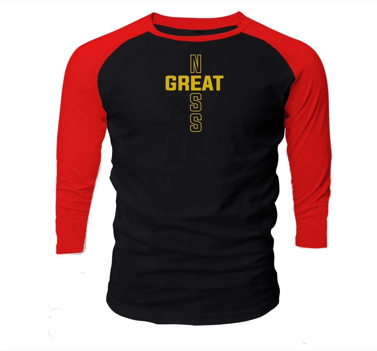 Retro 12 Super Bowl Raglan - Greatness Cross - Black