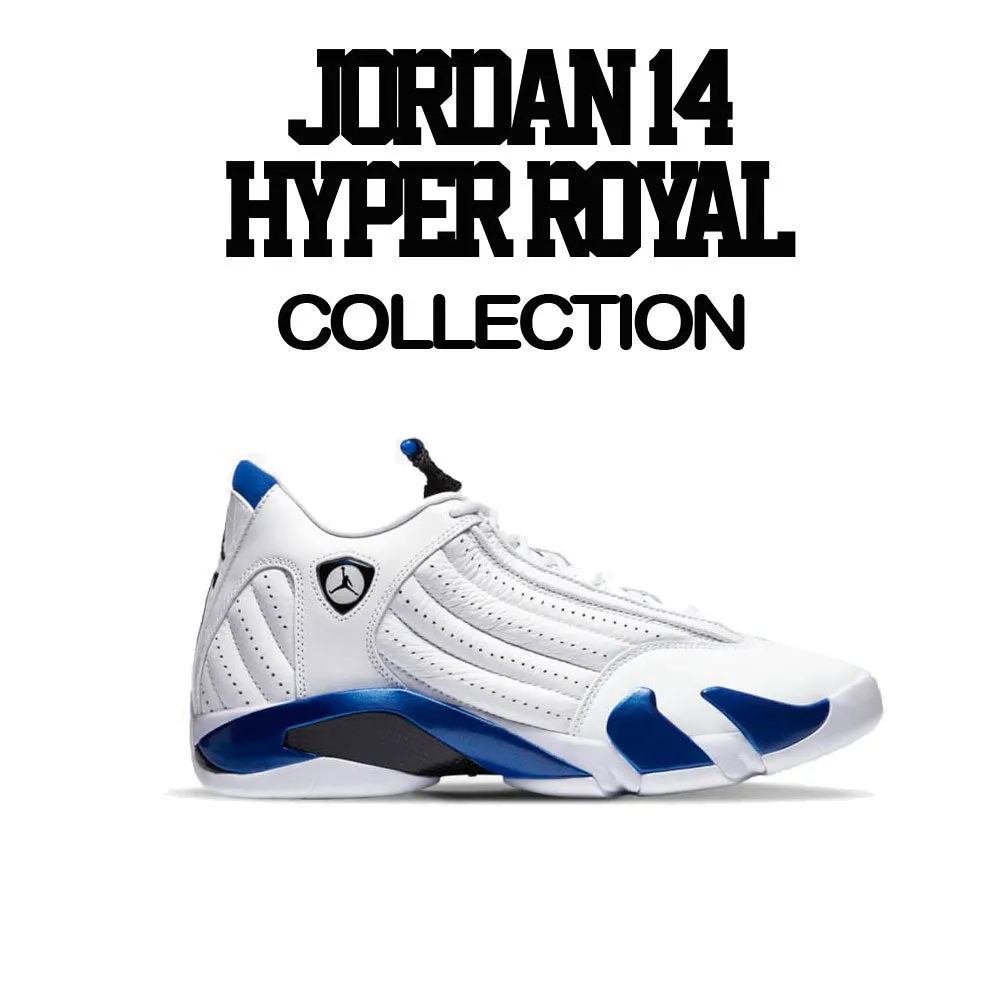 Retro 14 Hyper Royal Shirt - ST Bear - White