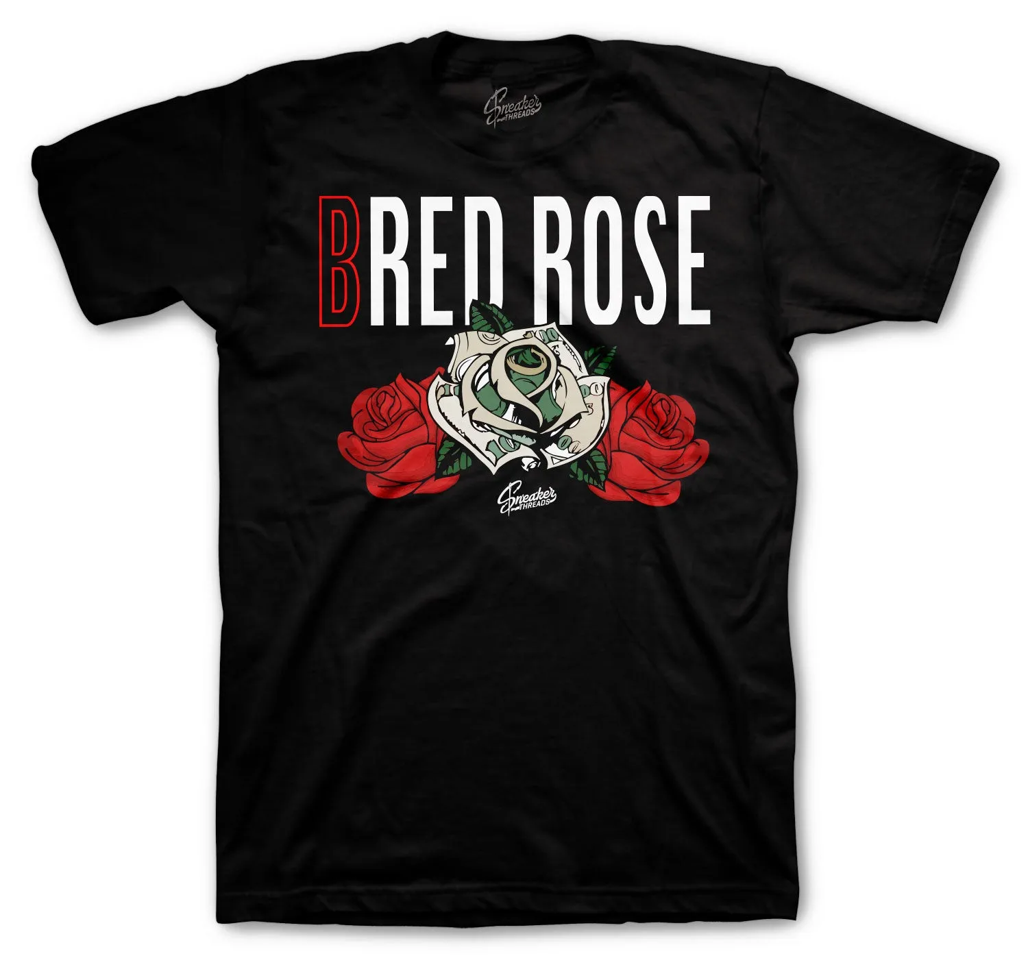 Retro 14 Lipstick Shirt - Bred Rose - Black