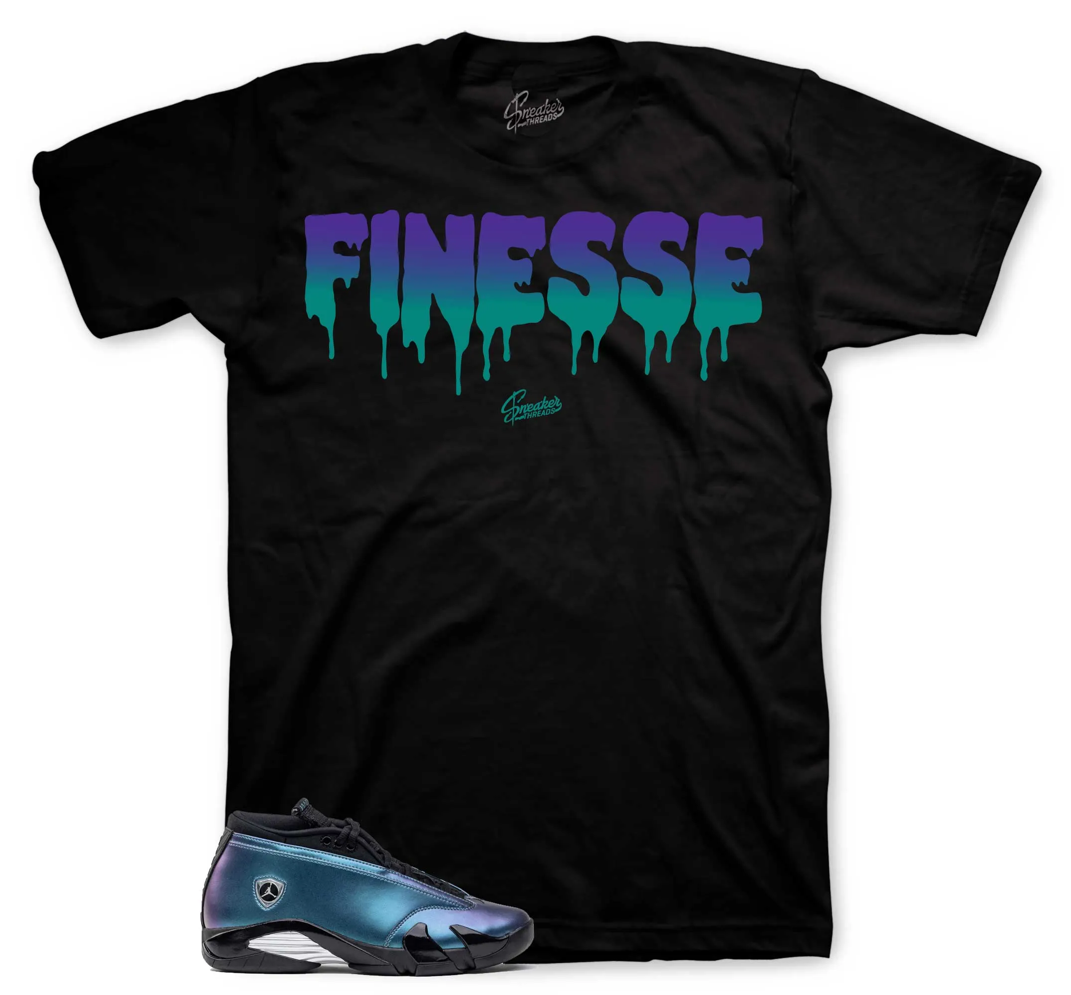 Retro 14 Love Letter Shirt - Finesse - Black