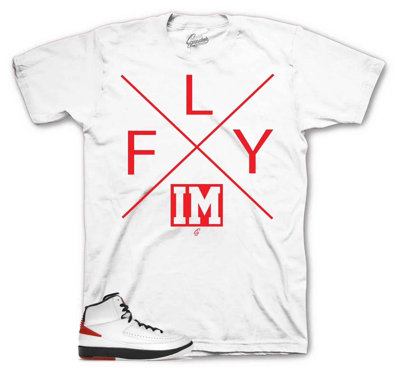 Retro 2 Chicago Shirt - I'm Fly - White