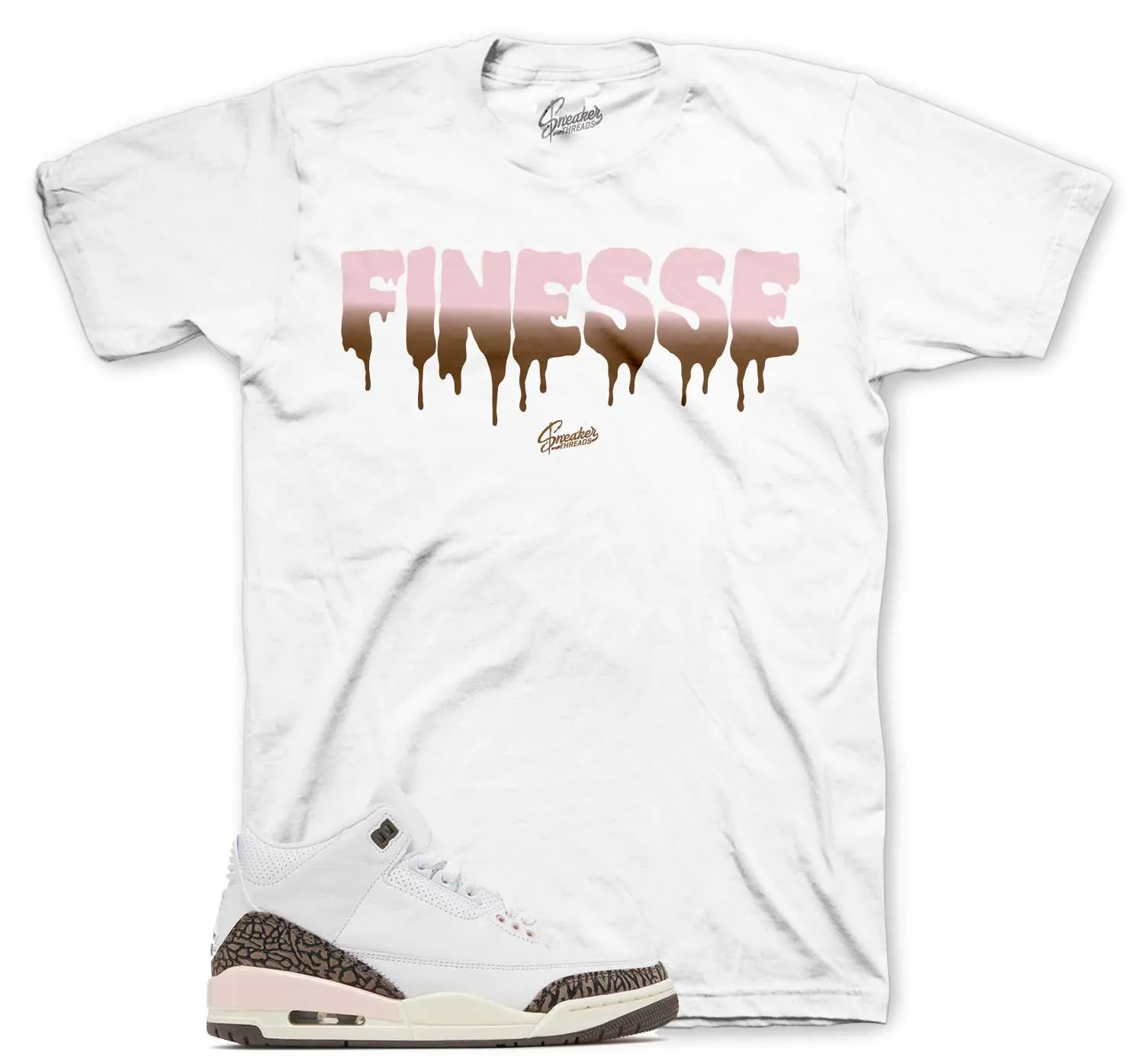 Retro 3 Neapolitan Shirt - Finesse - White