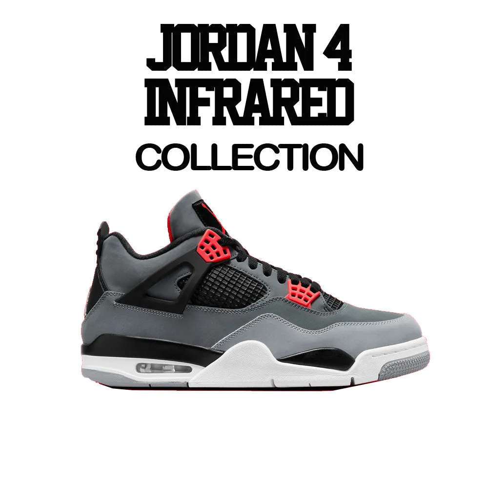 Retro 4 Infrared Shirt - Cash Row - Black