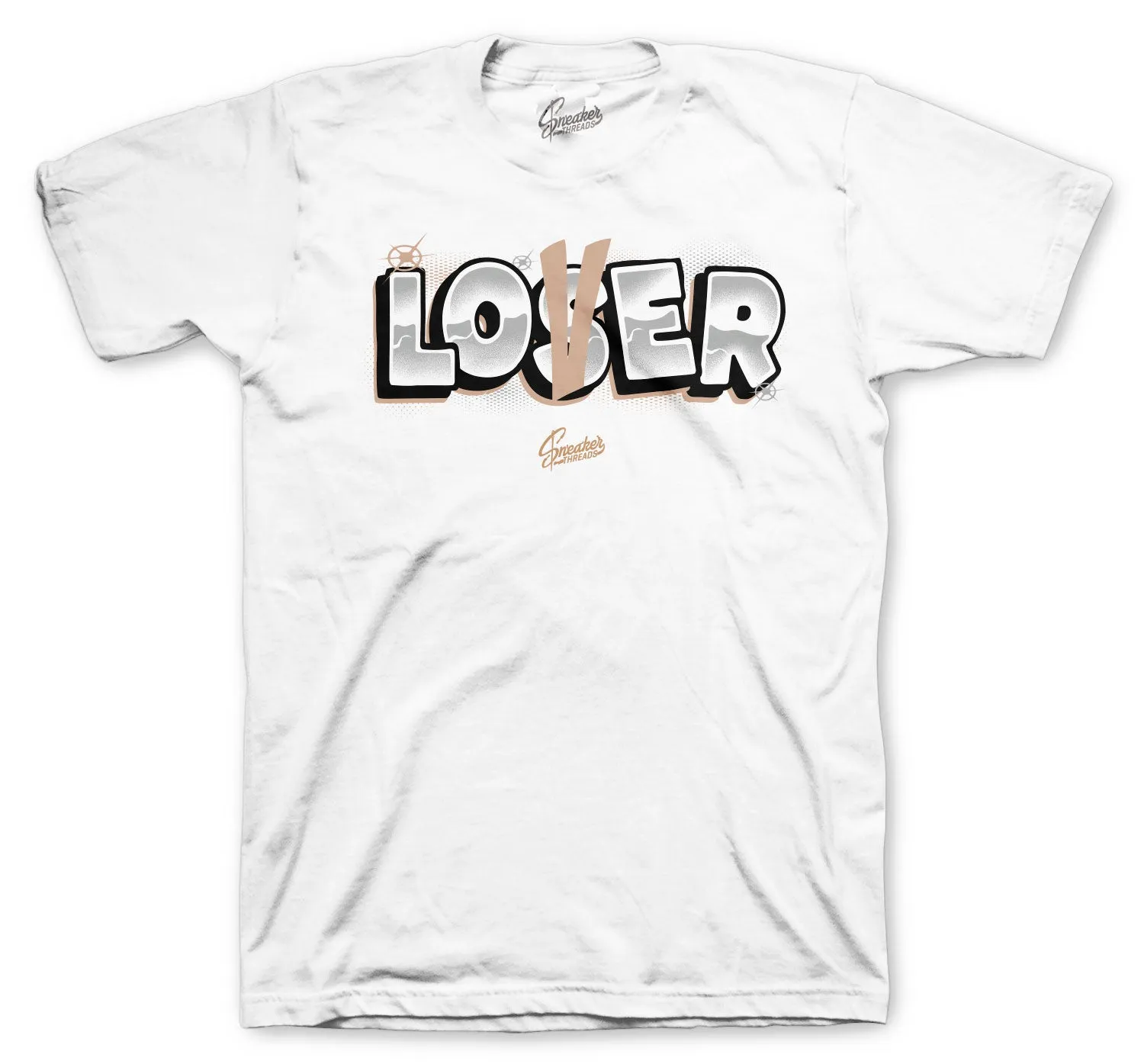 Retro 4 Shimmer Shirt - Lover - White