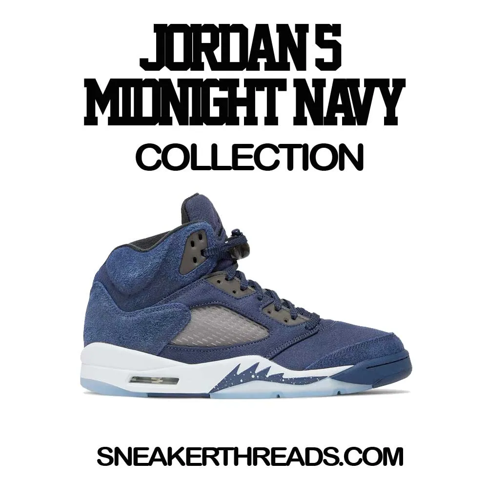 Retro 5 Midnight Navy - Champ Hustle - Black