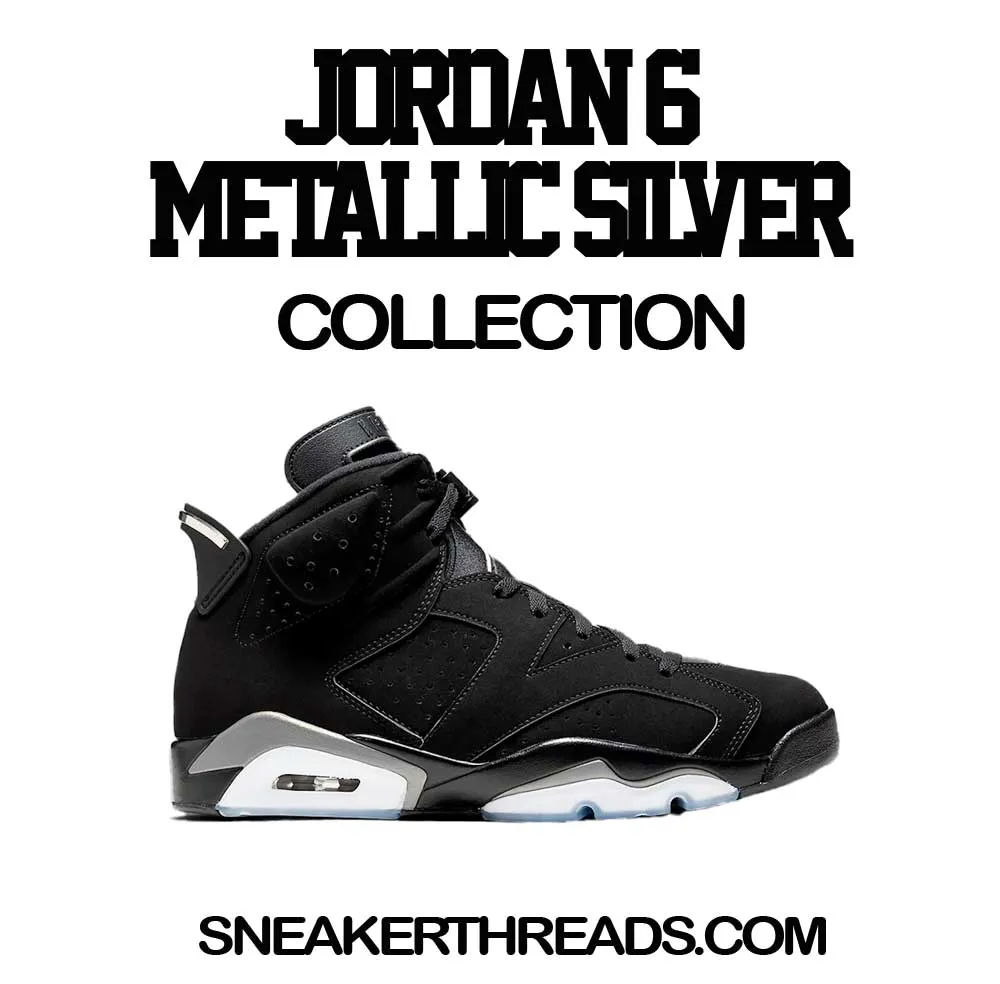 Retro 6 Metallic Silver Shirt - St. Michael - Black