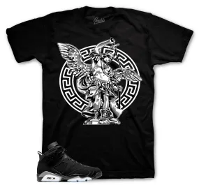 Retro 6 Metallic Silver St. Michael Shirt