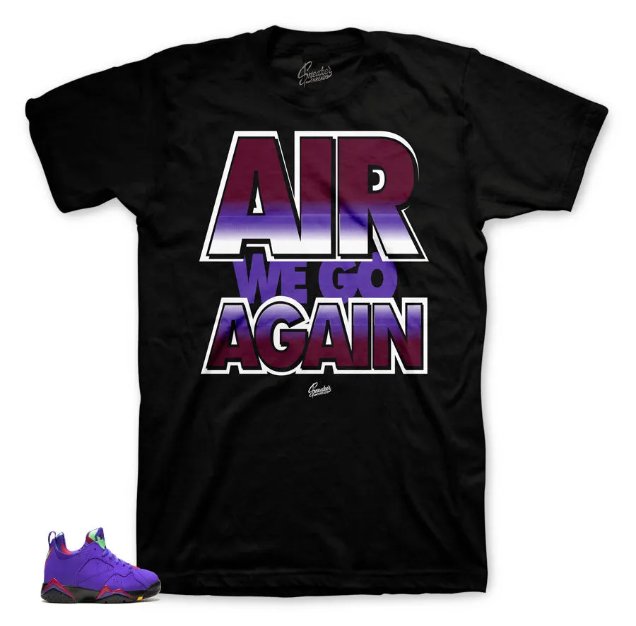 Retro 7 Low Concord Shirt - Air We Go - Black