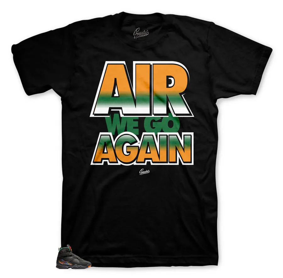 Retro 8 Air Raid Shirt - Air We Go - Black