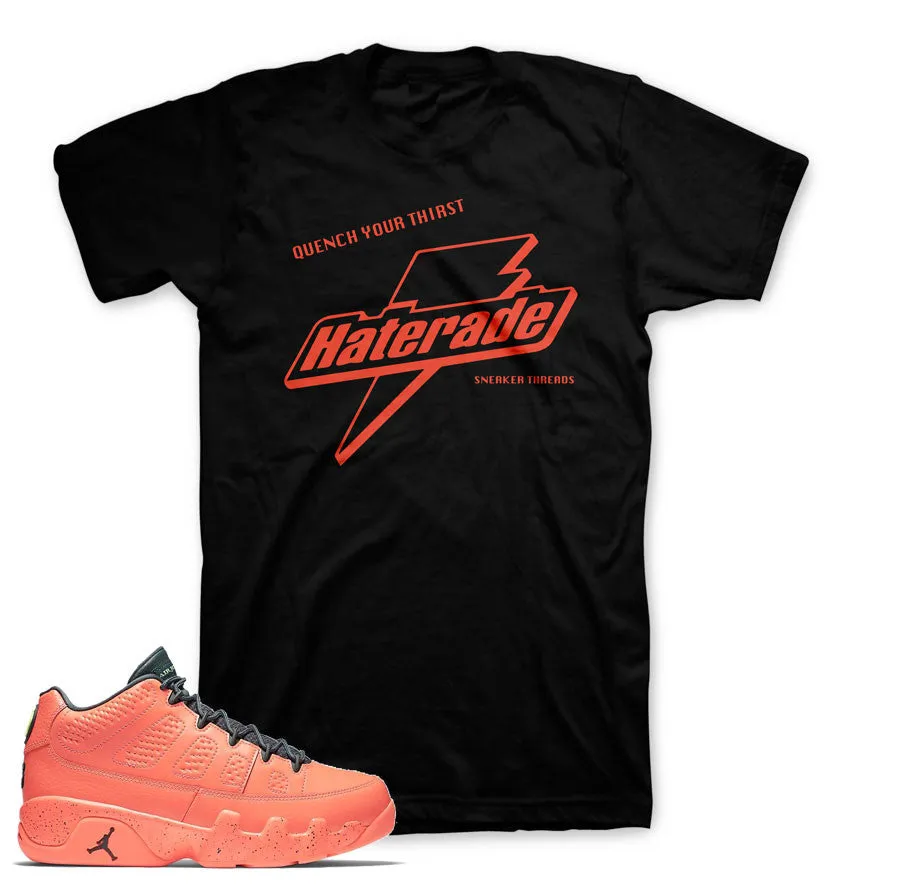 Retro 9 Bright Mango Shirt - Haterade - Black