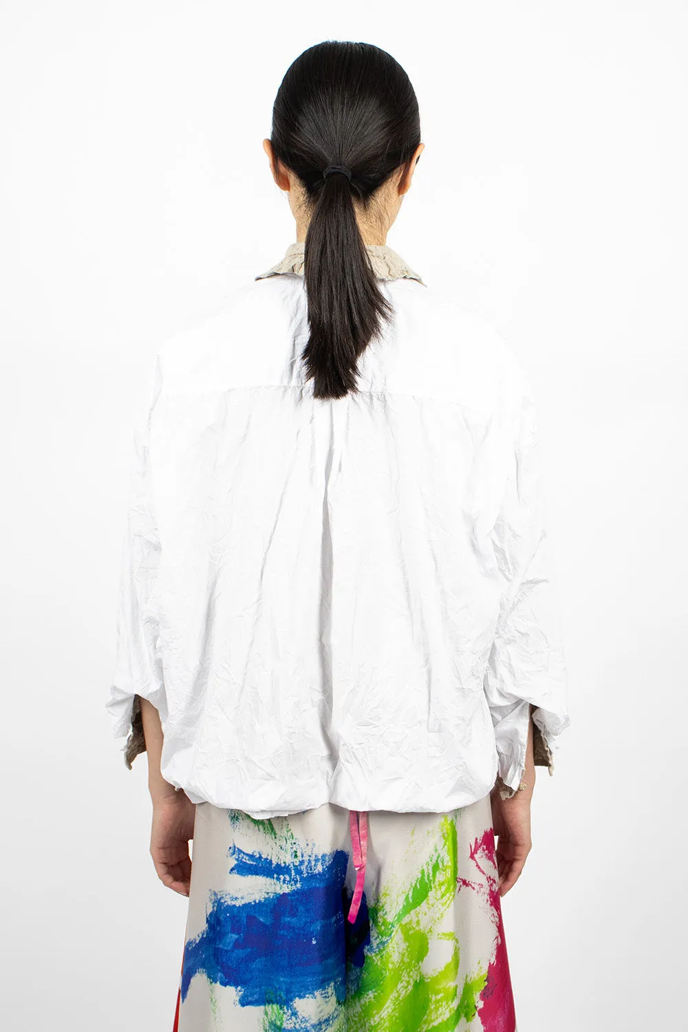 Reversible Lined Shirt Raw/White