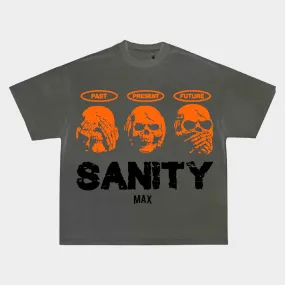 Sanity Time Tee Gray