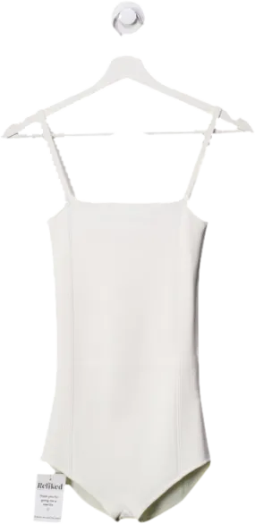 sir. White Stretch-knit Bodysuit UK S