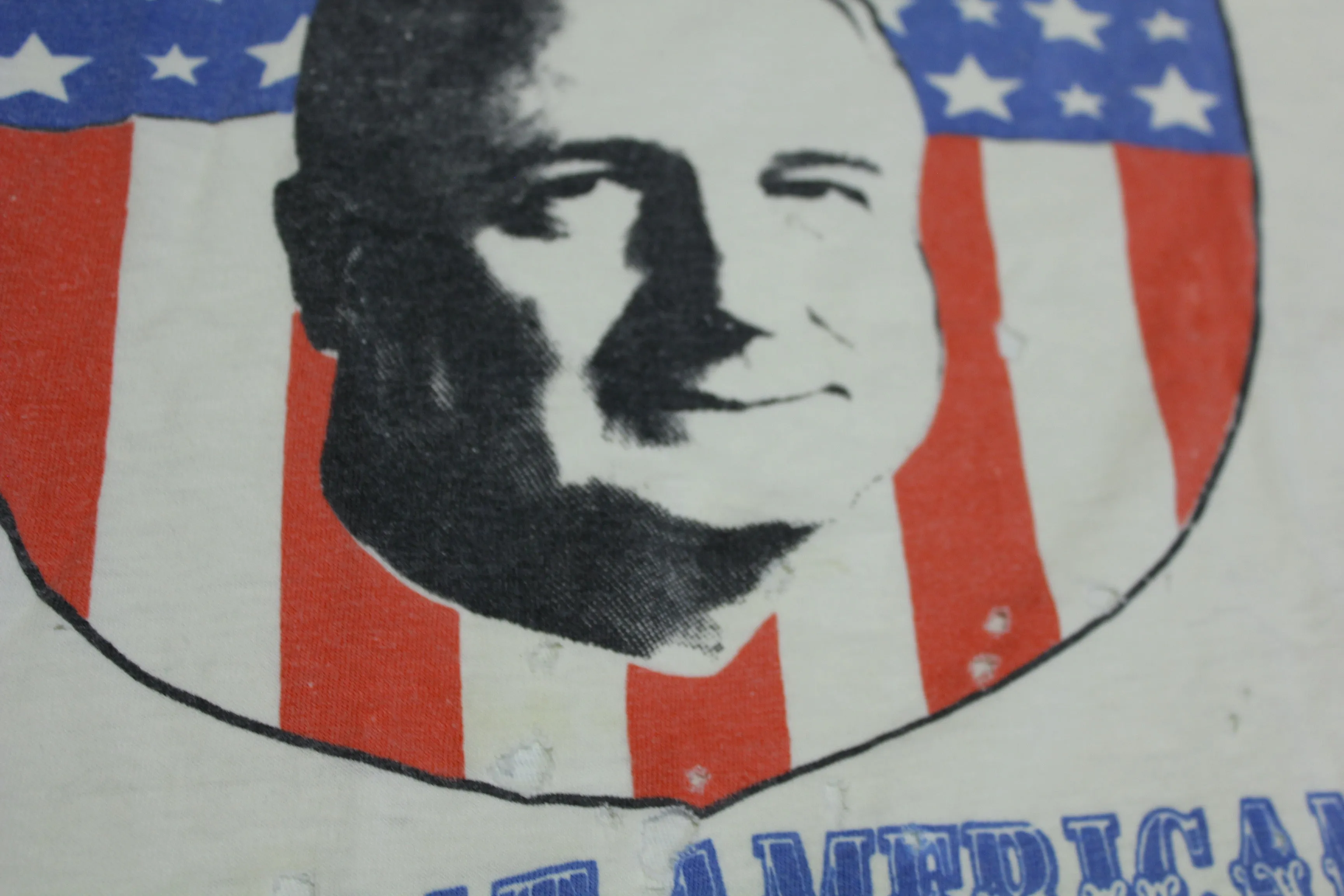 Spiro T Agnew Great American Vintage 70's Ringer Distressed Political T-Shirt