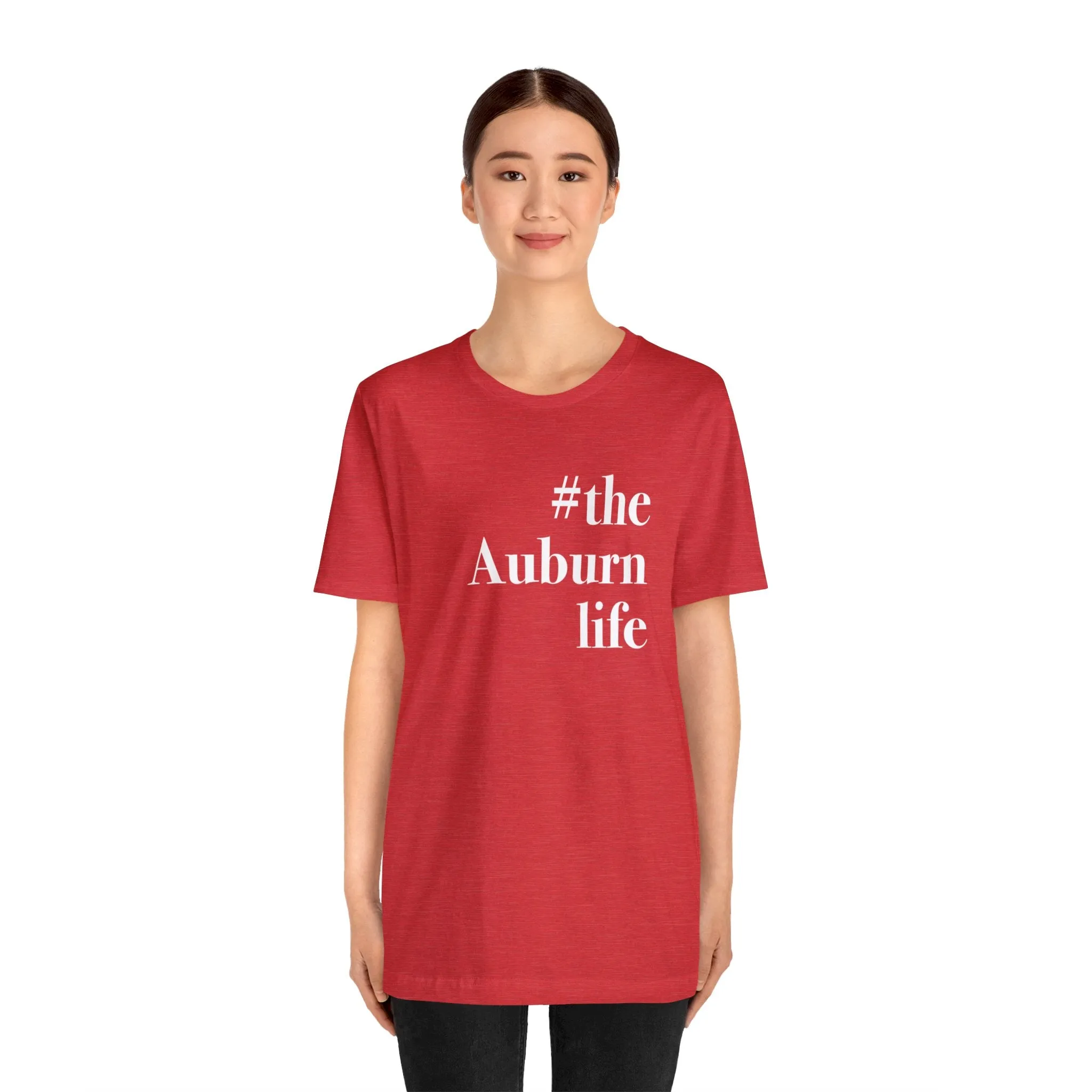 #theauburnlife Unisex Jersey Short Sleeve Tee