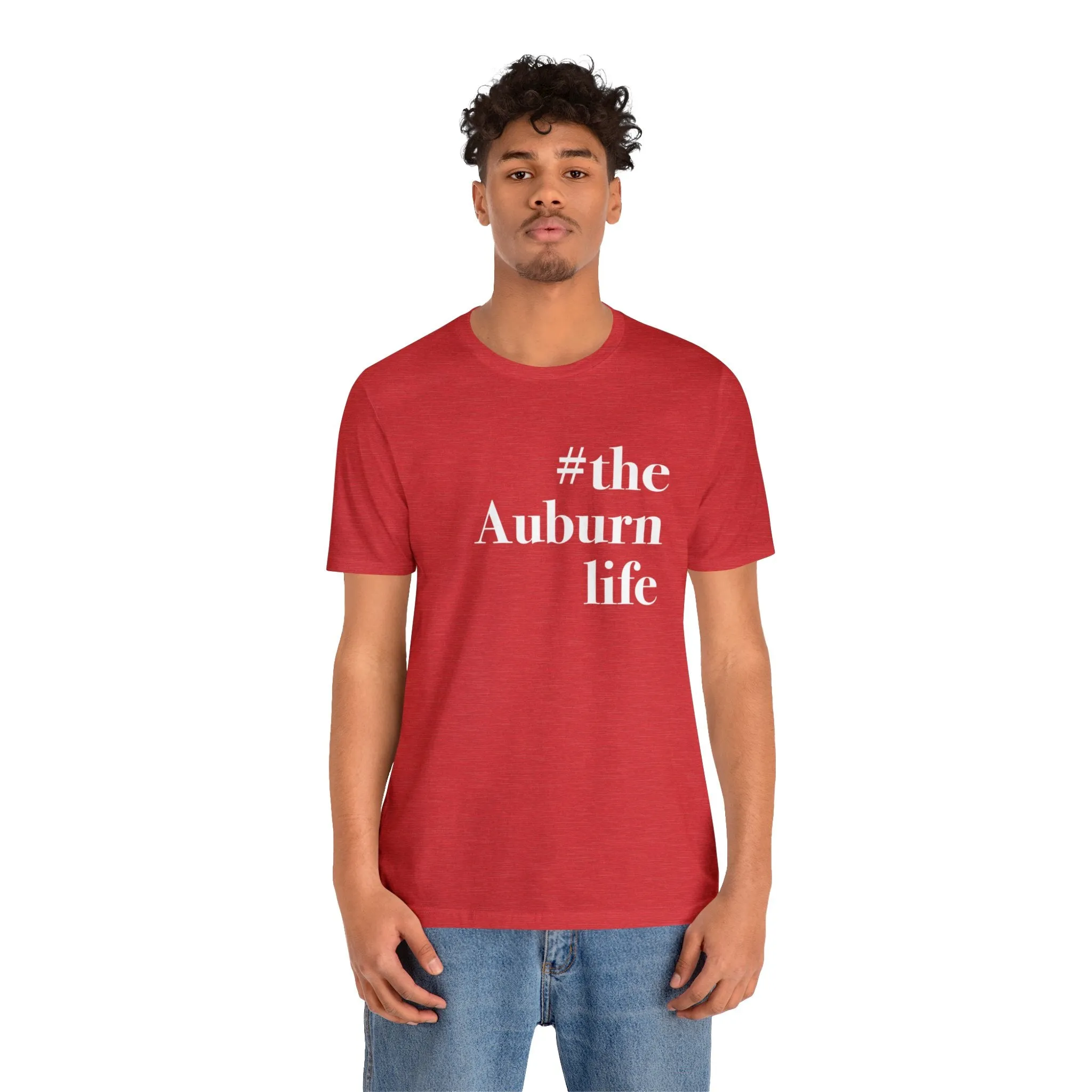 #theauburnlife Unisex Jersey Short Sleeve Tee