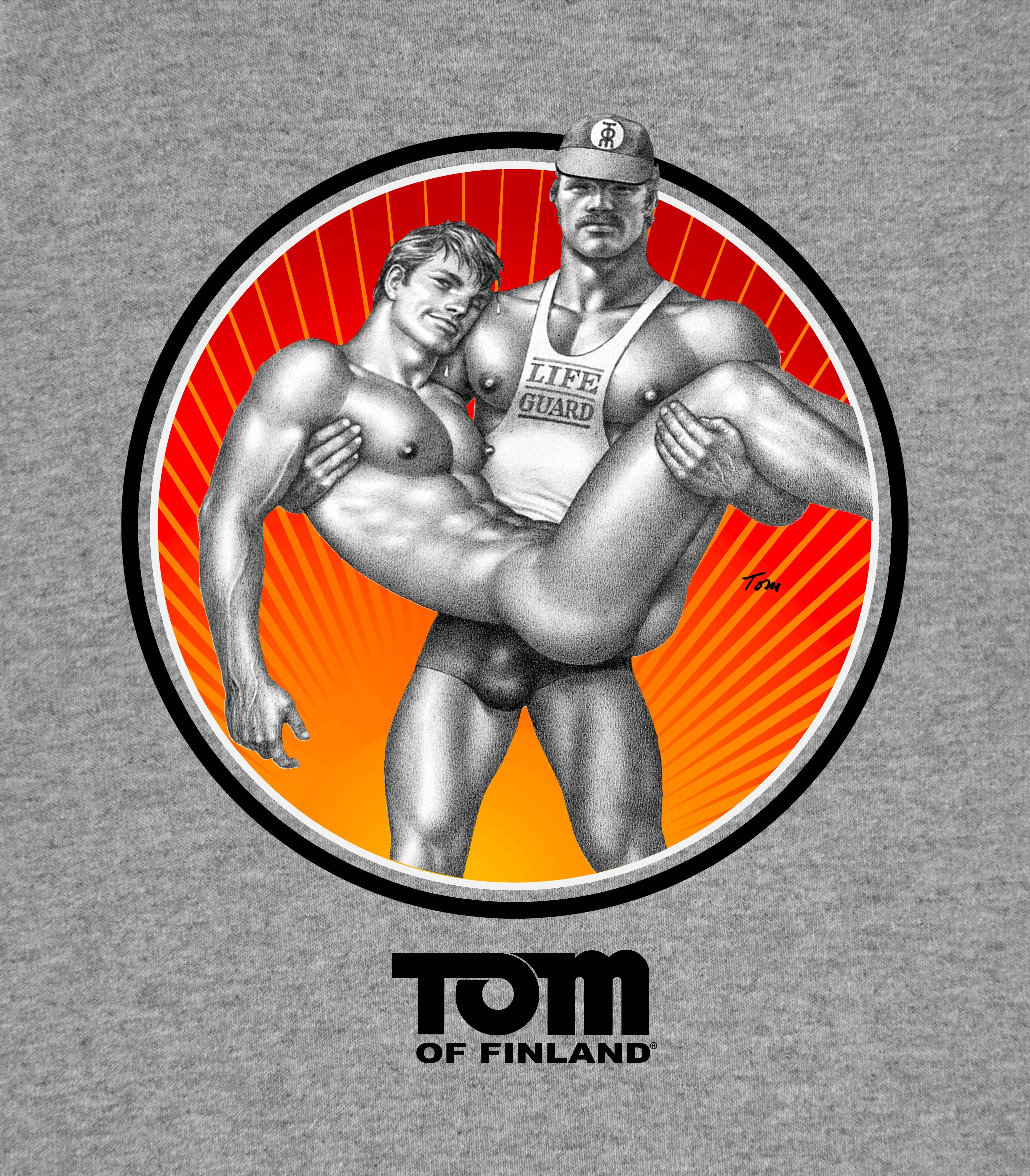 Tom of Finland Baywatch Tee (Grey)