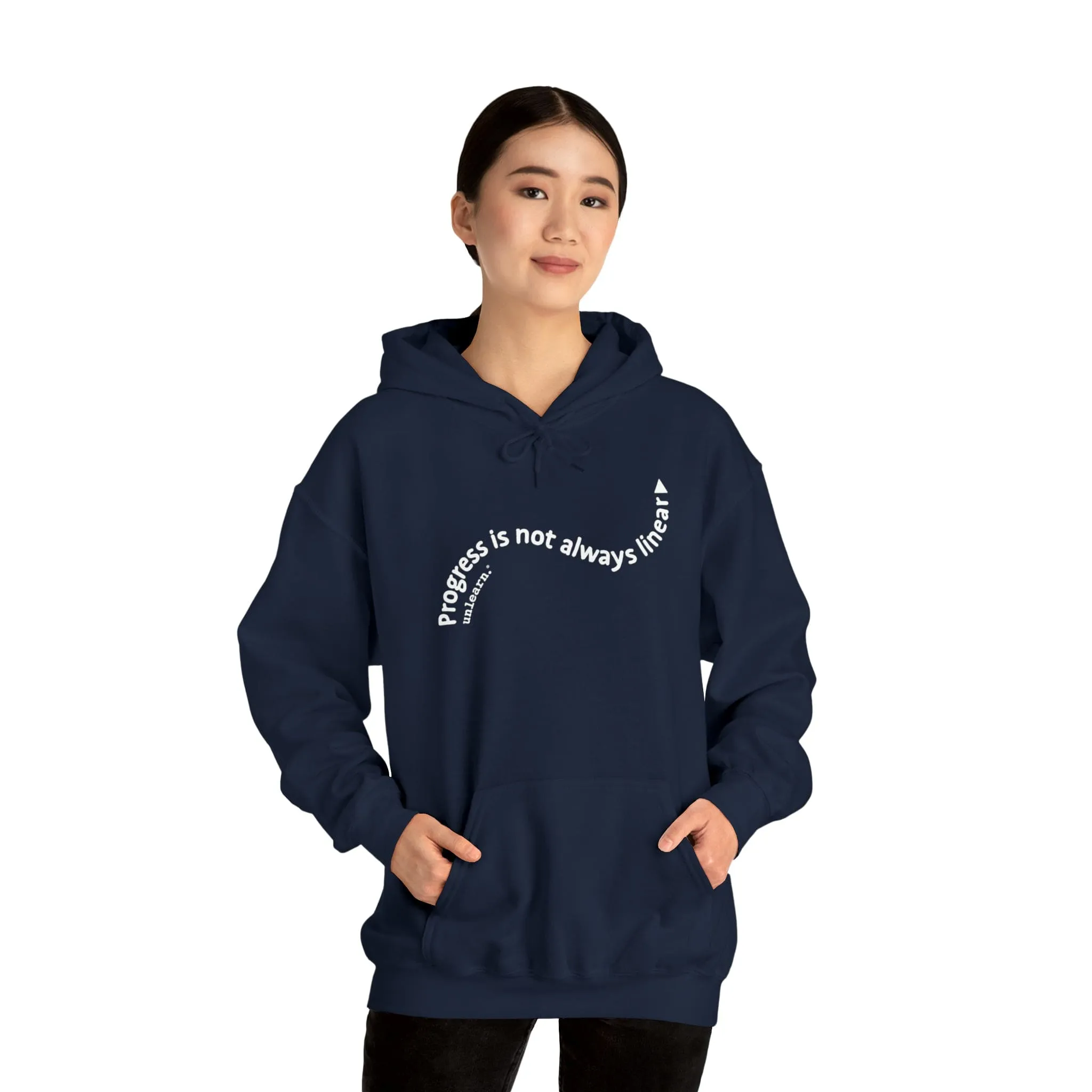 unLinear Growth - Relaxed Fit Hoodie