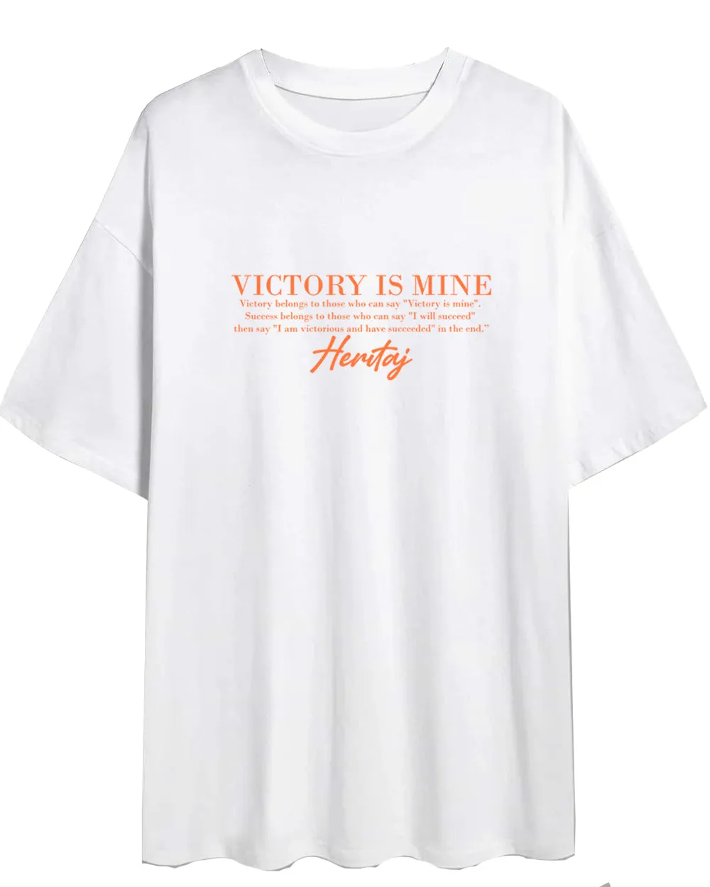 VICTORY IS MINE-OVERSIZED T-SHIRT-BLN