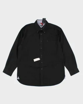 Vintage 90s Tommy Hilfiger Black Shirt - XL