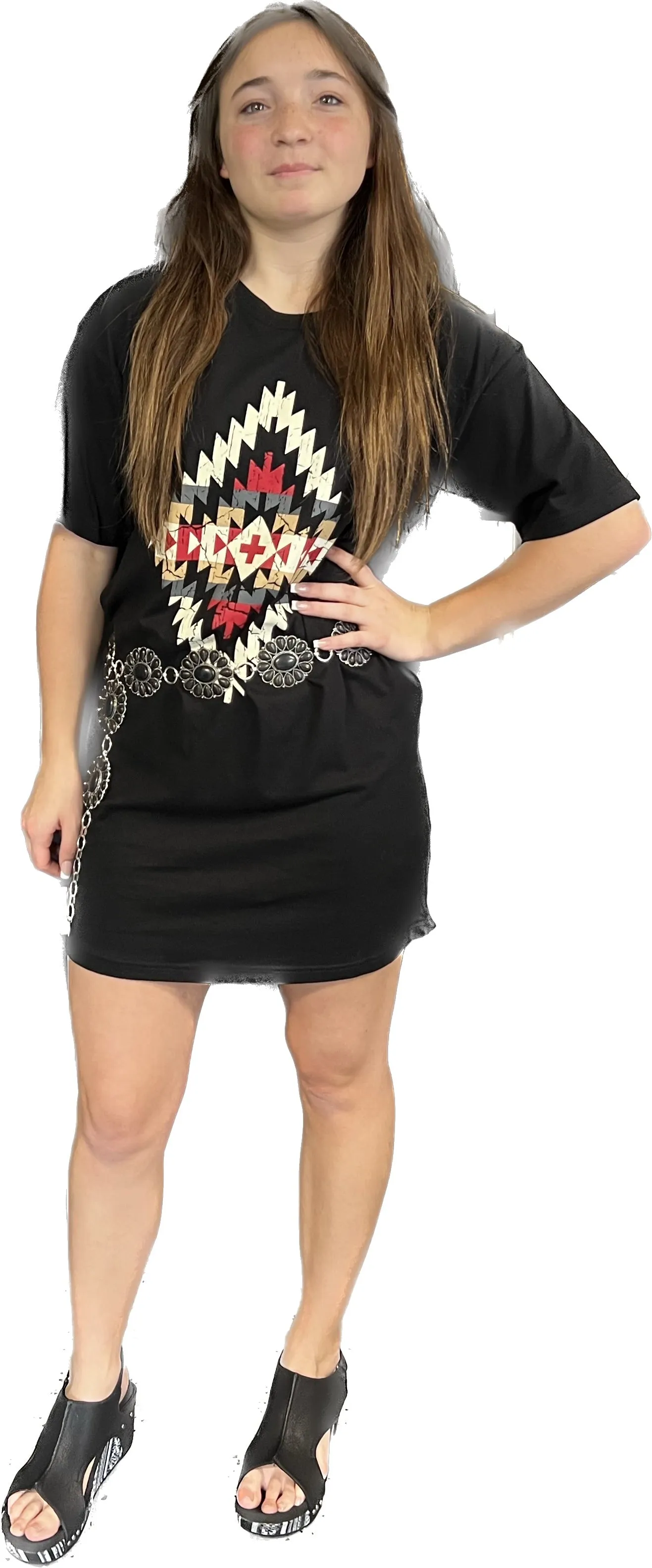 WALK THIS WAY BOYFRIEND TSHIRT DRESS