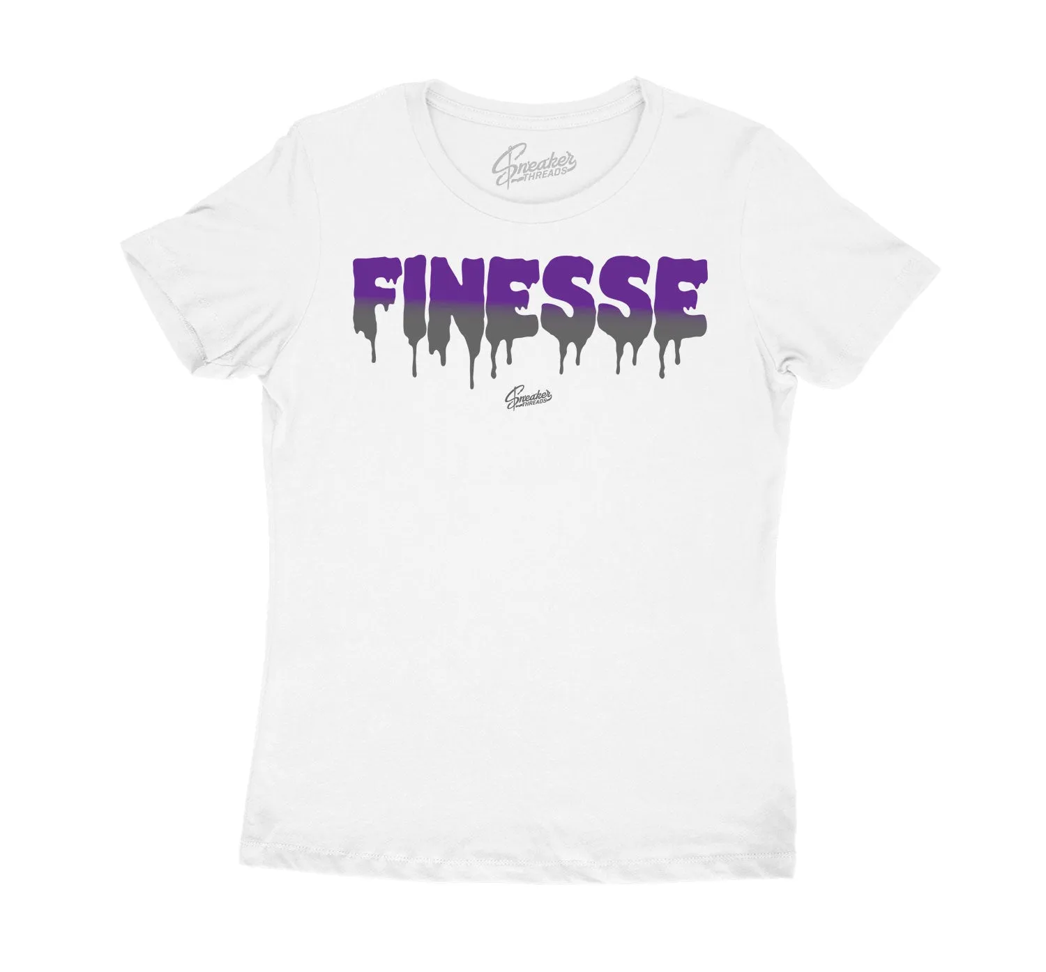 Womens Flint 7 Grey Shirt - Finesse - White