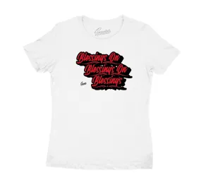 Womens - Gym Red 9 Blessings Shirt