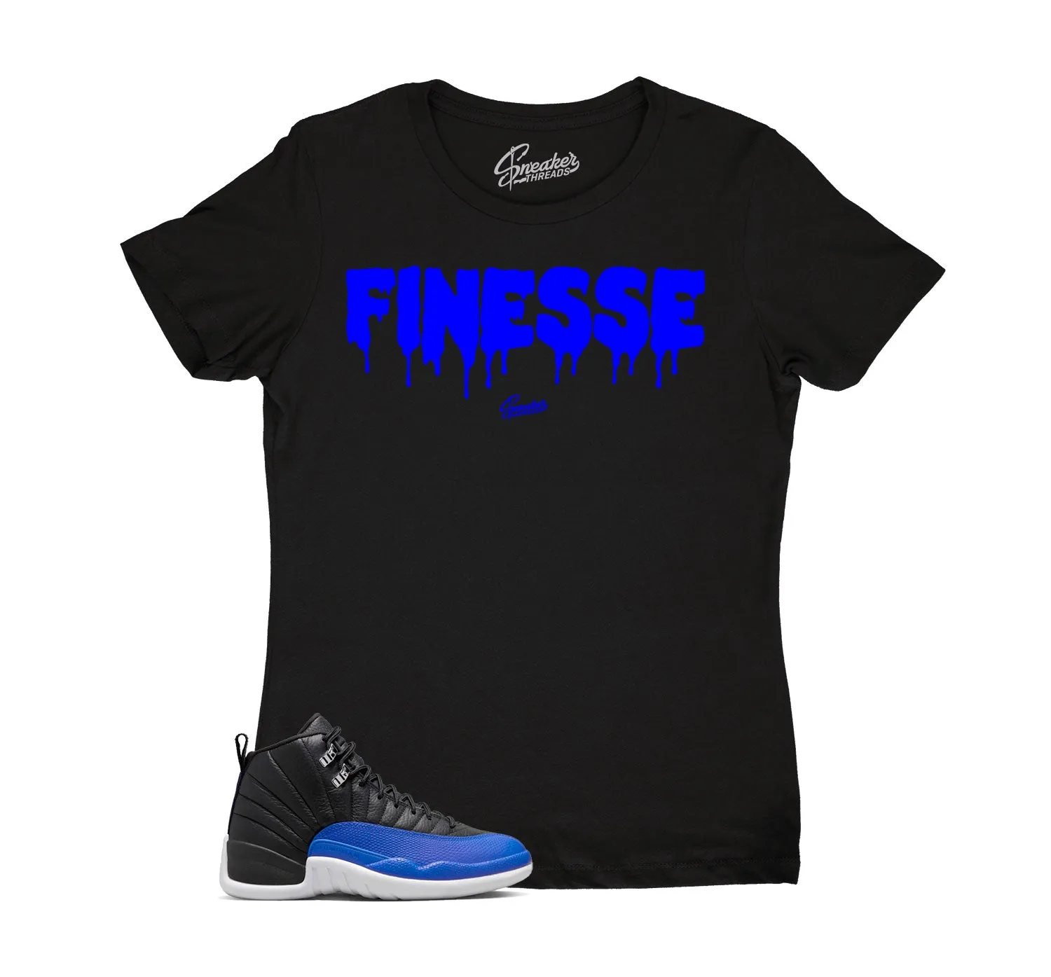 Womens Hyper Royal 12 Shirt - Finesse - Black