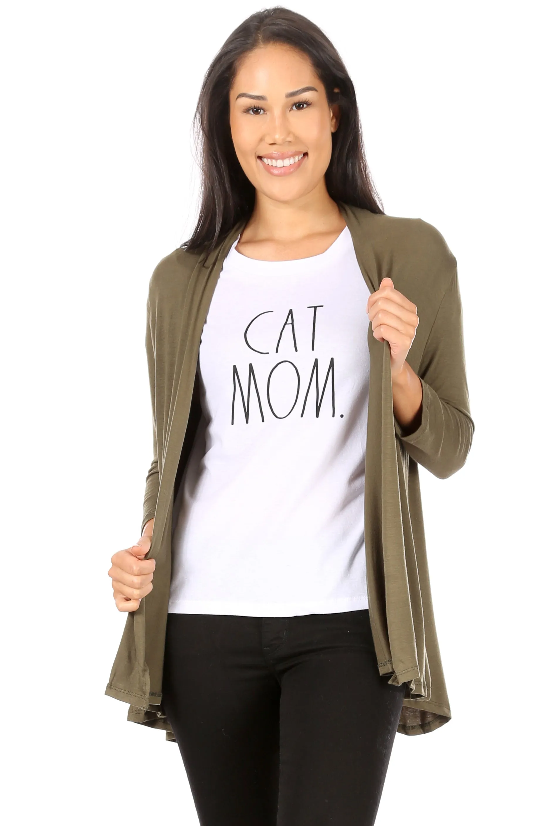 Women's "CAT MOM" Short Sleeve Icon T-Shirt