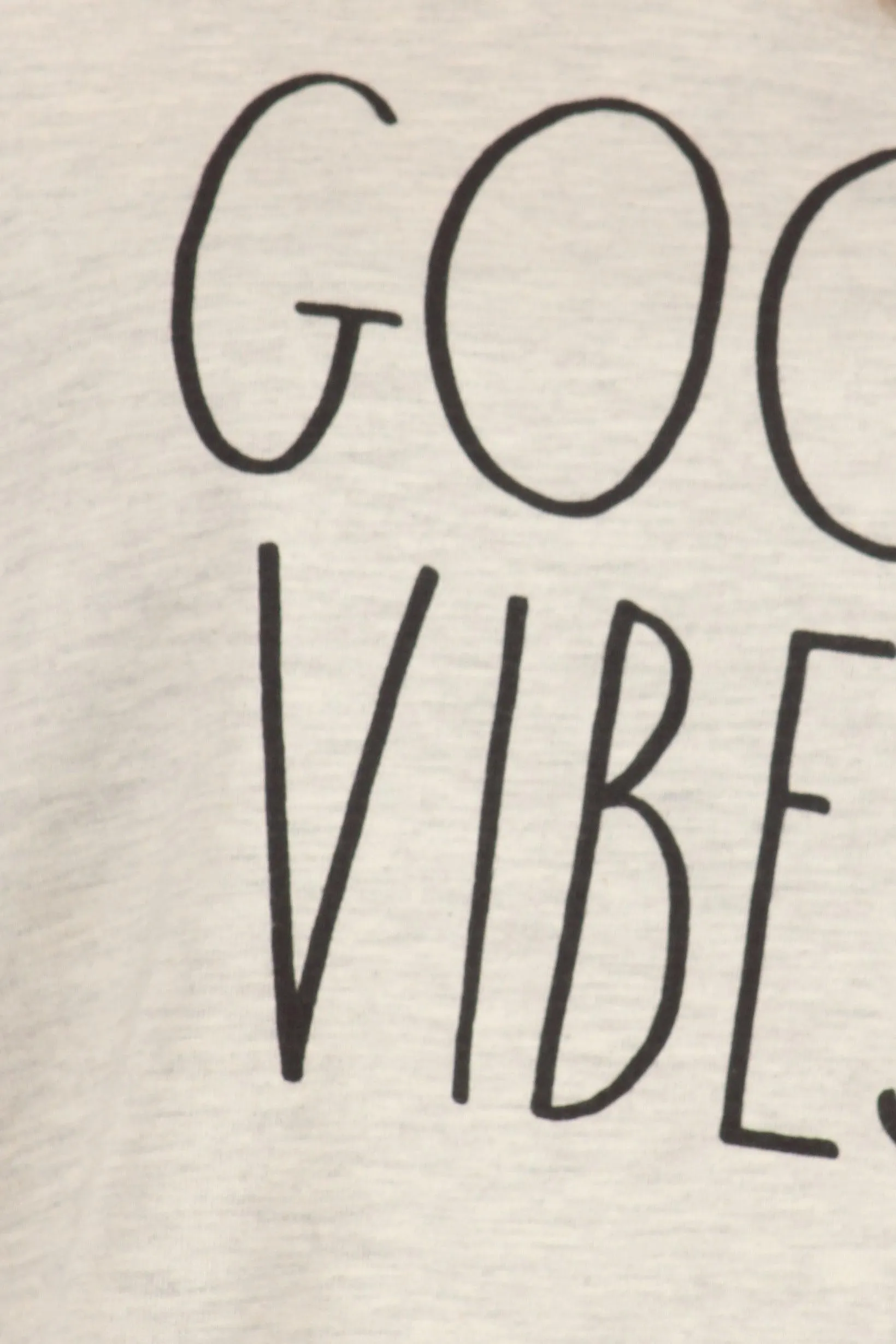 Women's "GOOD VIBES" Short Sleeve Icon T-Shirt