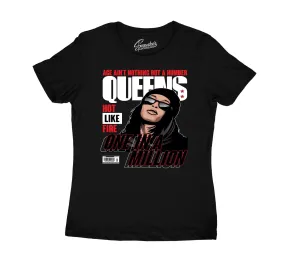 Womens Raging Bull 5 Shirt - Queens - Black